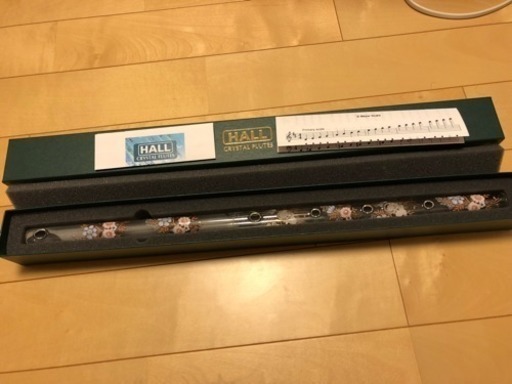 最新 クリスタルフルート HALL クリスタルフルート B♭ DELFT HALL