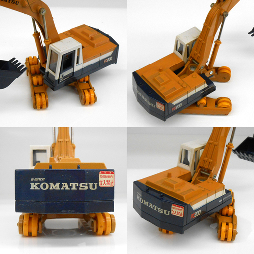 トミカダンディ コマツ PC200 油圧ショベル 1/43 建機ダイ