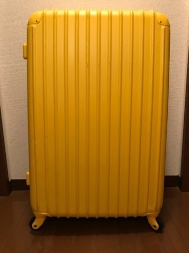 ＊中古キャリーケース・スーツケース黄色＊