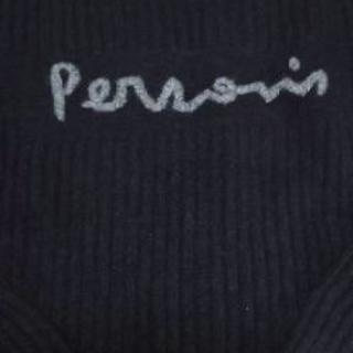 ﾊﾟｰｿﾝｽﾞ ｾｰﾀｰ黒 person's ｳｰﾙ100% ニットの画像