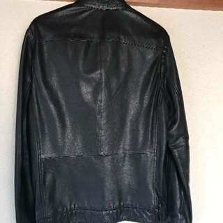 メンズ ZARA レザージャケットMサイズの画像