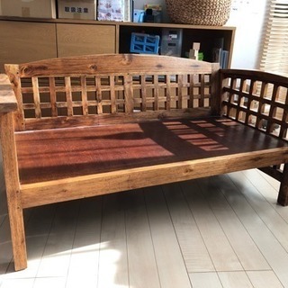 ベンチソファの画像