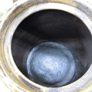 値下げ！茶瓶 大きい急須  昭和レトロ 花生け 大振り土瓶 置物 オブジェ 茶道具 古民具 古美術 　西岡店の画像