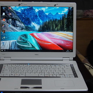 NEC Win10LaVieホワイト!新品高速SSD240GBo...