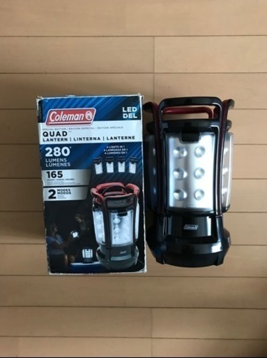 取引中 コールマン クアッドランタン LED ブラック