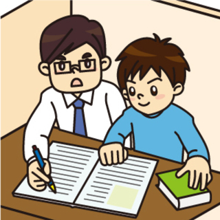大手学習塾講師の画像
