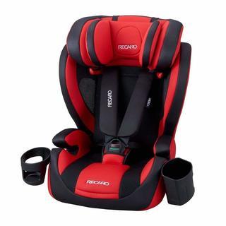 RECARO ジェイワン セレクト カーディナルレッド RC370.551 ジュニアシート(1歳頃から12歳頃) 簡単ワンタッチ肩ベルト高さ調節&便利なコンビニBOX付き