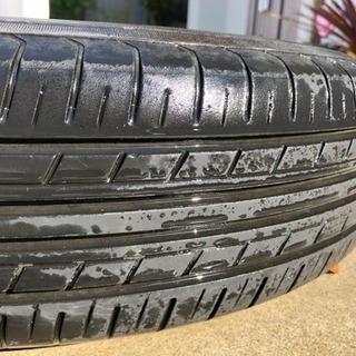 ヨコハマタイヤ 145/80R13 超溝夏タイヤ BluEarth ホイール付 4本 美品 激安の画像