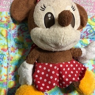 大きいミニーちゃんぬいぐるみ