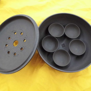 茶器 セット リス柄 中国茶 中国茶器 方柏元製 栗鼠とラズベリー　西岡店の画像
