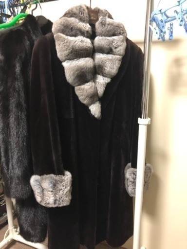 ミンクロングコート