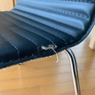 ニトリ （4脚セット）ダイニングチェア ブラックの画像