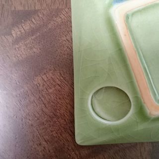 ★新品４個★お洒落な石鹸置き・陶器・ソープディッシュ の画像