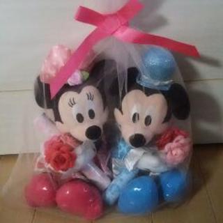 値下げしました！ミッキー💟ミニー ぬいぐるみの画像