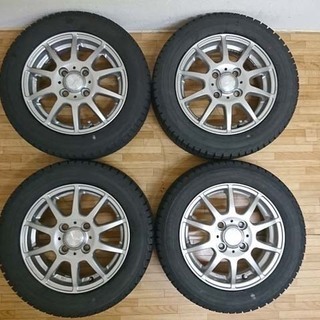 バリ溝 スタッドレス ガリ無し13インチアルミ付 155/65R13 ワゴンR/ライフ/ラパン等 