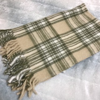 チェック柄♡膝掛けorストールとして☆