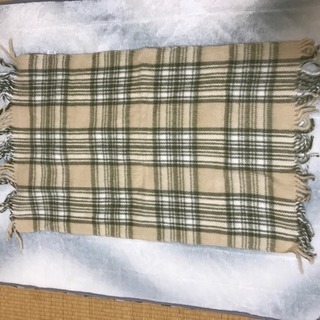 チェック柄♡膝掛けorストールとして☆の画像