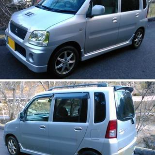 29800円■H46A◆ミニカトッポ BJ インタークーラー付きターボ●外装サビサビ部品取りの丸車で◆平成13年◆一時抹消◆塩害・訳あり●銀色◆愛知県の画像