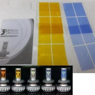LEDヘッドライト H4 HI-LO 28w 3ｋ-10ｋ 黄色 白 青の画像