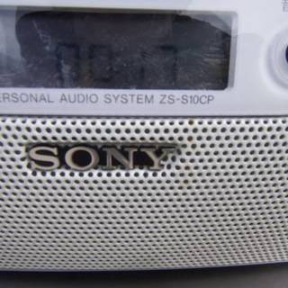 SONY CDラジオ ZS-S10CP　ソニーの画像