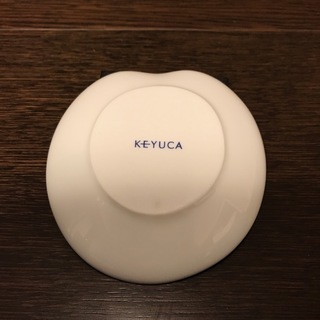 新品　KEYUCA　蓮の葉シェイプ白ミニプレートの画像