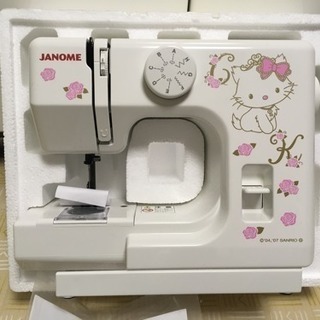 JANOME ジャノメ ミシン コンパクト ハローキティの画像