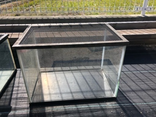 【引き取り決まりました】多分45cm水槽 蓋つき