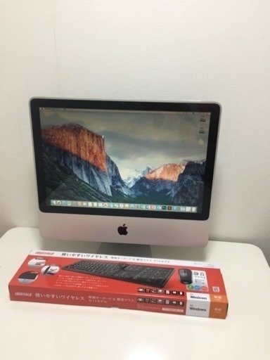 【L5610】極 ★良好★ サポート充実! 初心者OK! アップル A877 Apple iMac Core 2.0GHz 4GB 250GB 無線有線 Office2016 photoshop 一体型 デスクトップ PC パソコン