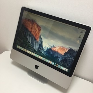 【L5610】極 ★良好★ サポート充実! 初心者OK! アップル A877 Apple iMac Core 2.0GHz 4GB 250GB 無線有線 Office2016 photoshop 一体型 デスクトップ PC パソコンの画像