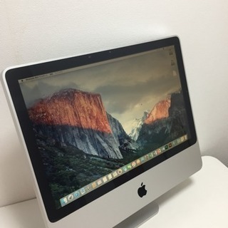 【L5610】極 ★良好★ サポート充実! 初心者OK! アップル A877 Apple iMac Core 2.0GHz 4GB 250GB 無線有線 Office2016 photoshop 一体型 デスクトップ PC パソコンの画像