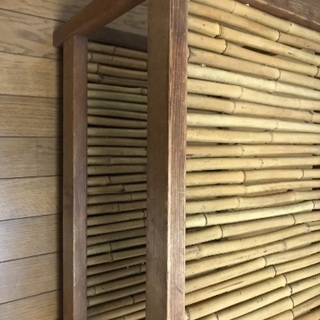竹のテーブル おまけありの画像