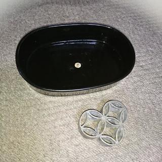 値下げしました‼️小判型 花器&花留め ユーズド