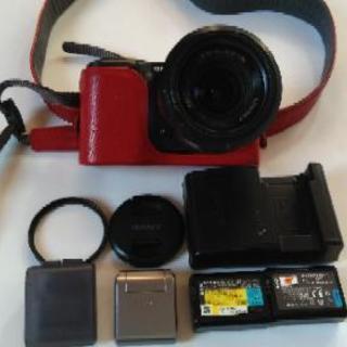 ミラーレス一眼カメラ レンズキット SONY NEX-3D Wi...
