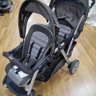 chicco 2人乗りベビーカー 双子 兄弟【ブックオフ409号...