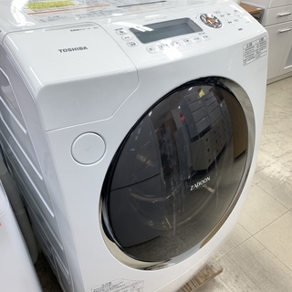 【終了】J11【 動作確認 クリーニング済 】東芝　ドラム式洗濯機　9Kg　TW-Z9500R　2013年製　■排水、給水ホース付き！　柏市、松戸市、流山市内￥1500円で配送可！の画像