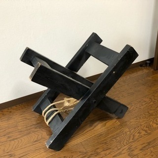 【三宅太鼓などに…手作りの横打ち台座】※太鼓は付属しませんの画像