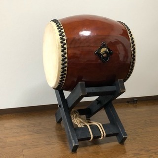 【三宅太鼓などに…手作りの横打ち台座】※太鼓は付属しませんの画像