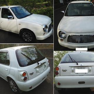 欠品部品あり◆マーチ ルンバ・ボレロ▲レストアベース・移殖・部品取り車▼AK11・K-11★H13★5ドア◆１１マーチ◆オーテック◆1000cc◆AT★白色★愛知県の画像