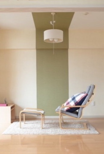 IKEA イケア ポエング チェア＋オットマン