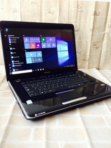 訳あり値下げ！✨東芝黒プレシャスブラックWindows10ノートパソコンofficedynabook黒ブラック メモリ2GBノートパソコン PC 最新Microsoftoffice 365マイクロソフトオフィス Word ワード Excel エクセル PowerPoint パワーポイントなど