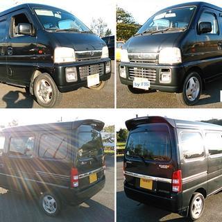 59000円■訳ありで一時抹消しました■GH-DA62W●エブリィ ワゴン ターボ◆貨物登録して節税？◆黒色系◆エブリー●キャリー◆多走行ですがＴチェーンで安心■愛知県の画像