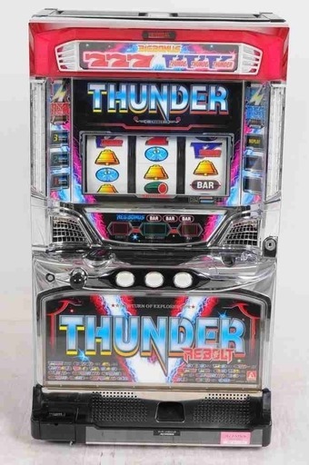 Q-LD006 パチスロ 実機 アクロス サンダーV リボルト UR 不要機付き