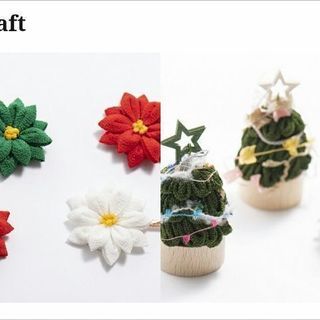 つまみ細工で作るクリスマスツリー ワークショップの画像