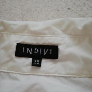 INDIVI 長袖シャツ　38の画像
