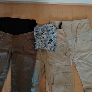 マタニティズボン Lサイズ　サッシュベルト