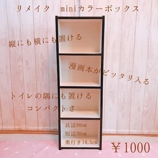 リメイクminiカラーボックス