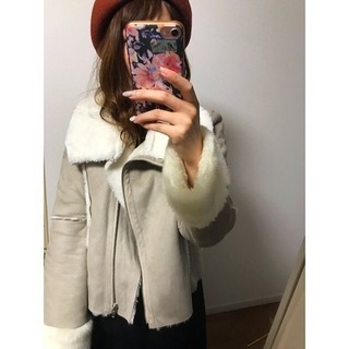 最終お値下げ‼︎☆SPIRAL GIRL☆スパイラルガール  フェイクムートンコートの画像