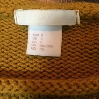 中古 h&m ニットの画像