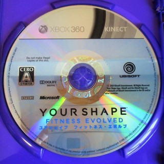 ☆XBOX360 Kinect YOUR SHAPE FTNESS EVOLVED ユアシェイプ フィットネス・エボルブ◆未来型フィットネスゲームの画像