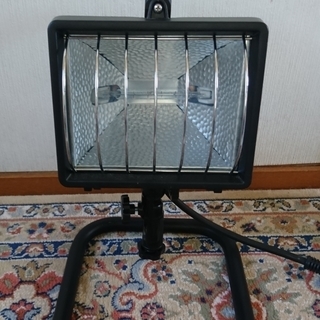 シバタ　ハロゲン投光器 　SHK-500U　防水プラグ付き　スイ...